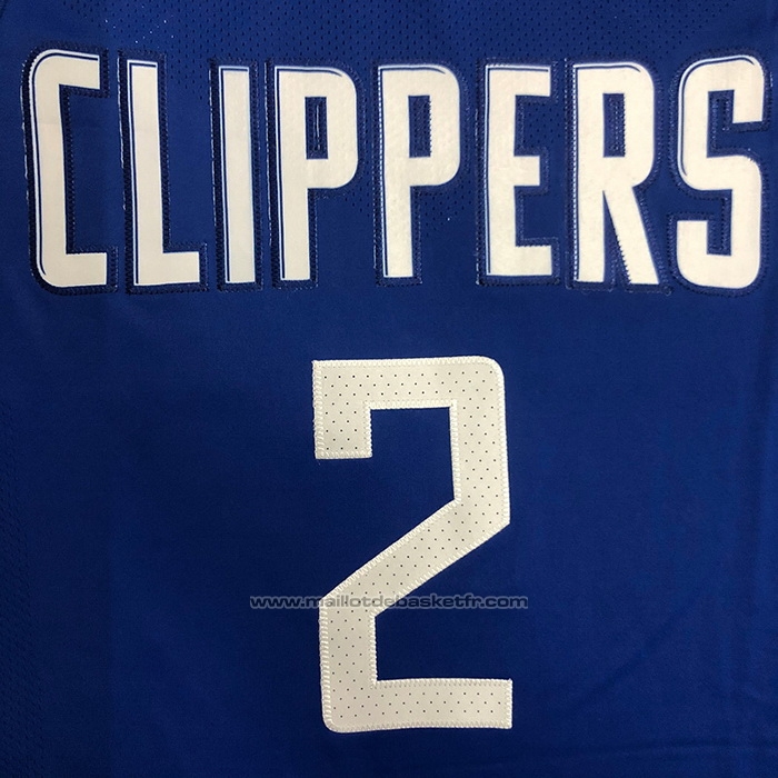 Maillot Los Angeles Clippers Kawhi Leonard #2 Icon 2020-21 Authentique Bleu